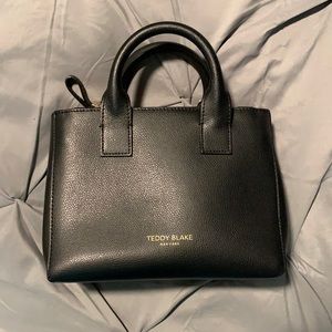 Teddy Blake black Bella bag, 10inch Pamaletto leather